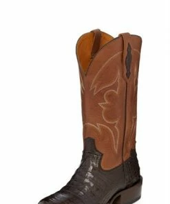 Tony Lama Zachary Brown Exotic Boots