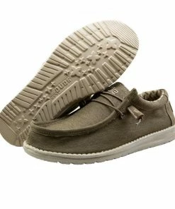 Men's Hey Dude Wally Stretch Tobacco Shoes