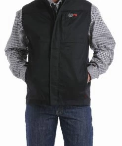 Cinch Men's FR Twill Black Vest