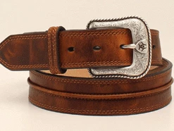 M & F Men's Ariat 1 1/2" Center Bump Belt Belts