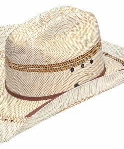 Straw Hats Tan Bangora Straw Ariat Cowboy Hat