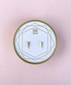 BB Lila Diamond Studs Earrings Jewelry