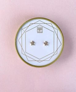 BB Lila Tiny Star Earrings Jewelry