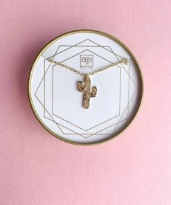 BB Lila "Cactus" Small 16" Necklace Jewelry