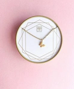 BB Lila Jewelry "Flutters" Small Butterfly 16" Necklace