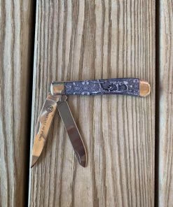 Western Fashion Knives 4" Trapper Cowboy Praying